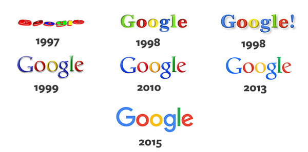 تغییرات لوگو گوگل