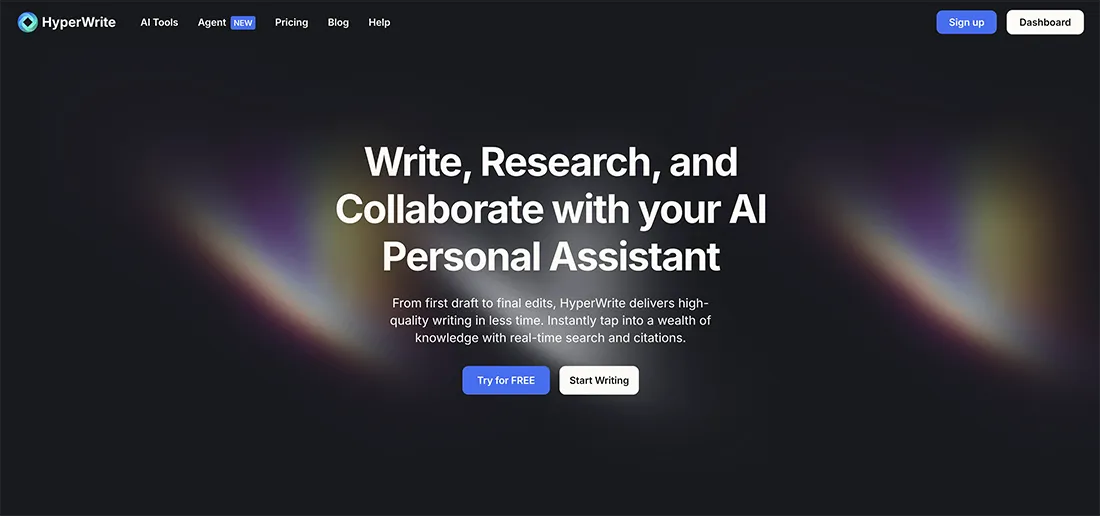 هوش مصنوعی رایگان فارسی HyperWrite