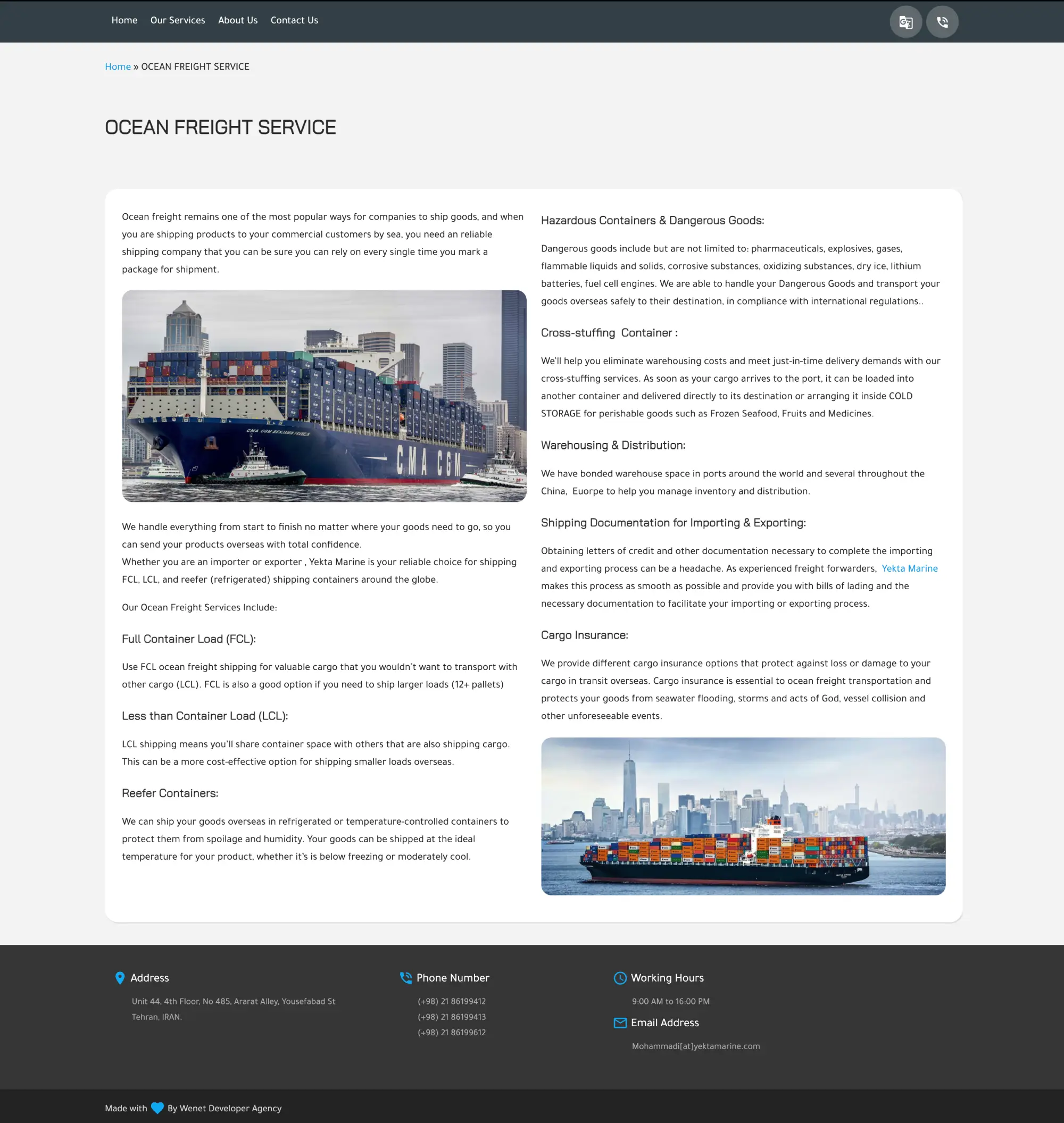 yektamarine-services